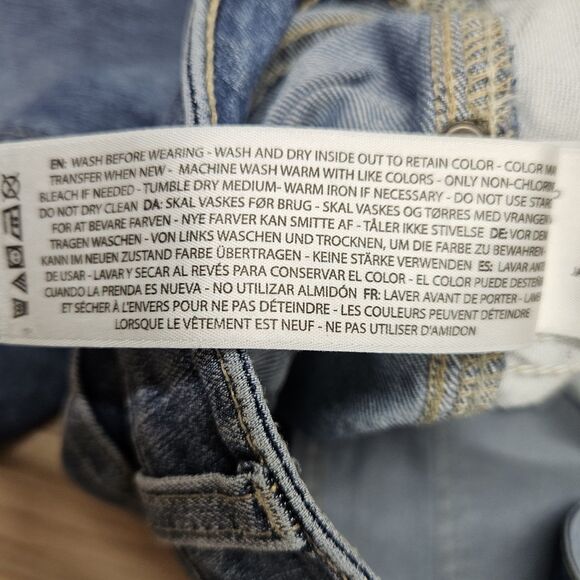 Ariat Mens Blue Mid Rise Rebar Bootcut Jeans Size 34 - Picture 11 of 16